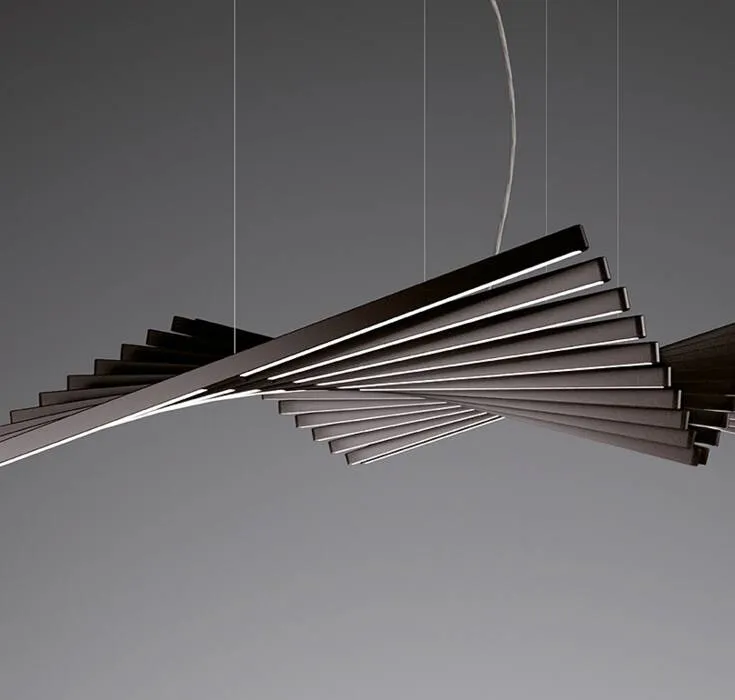 Fish bone chandelier