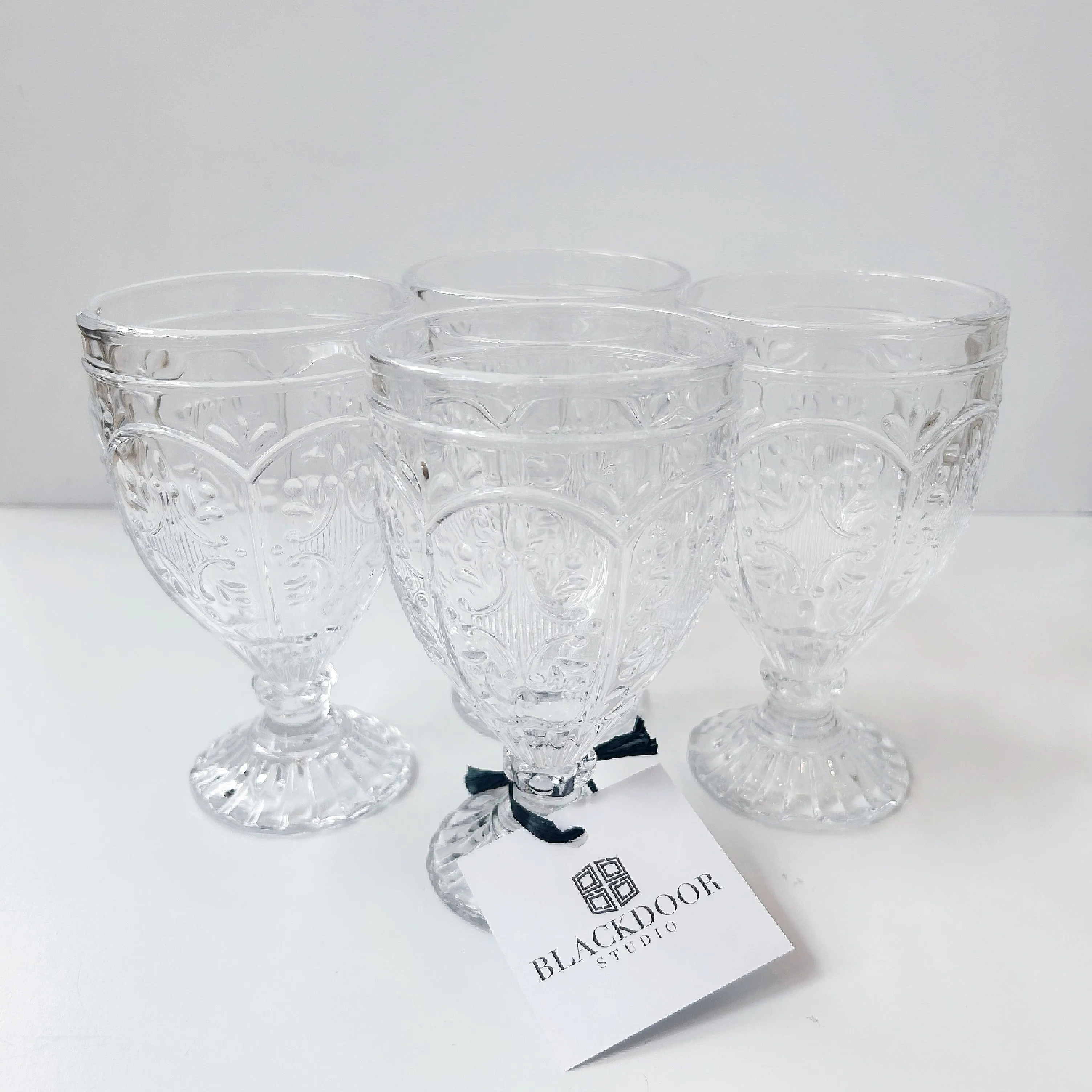 Fitz and Floyd Wine Glass Goblets