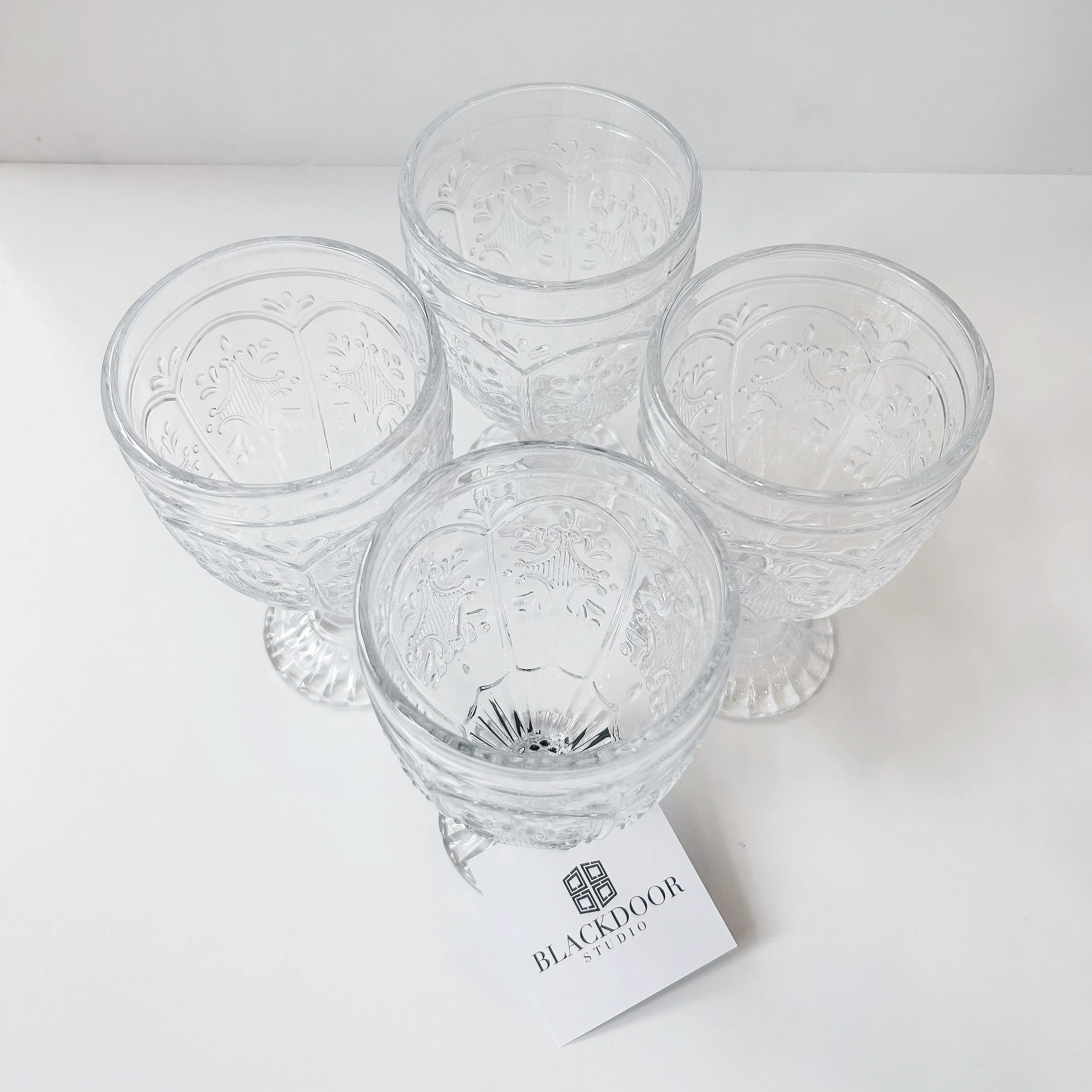 Fitz and Floyd Wine Glass Goblets