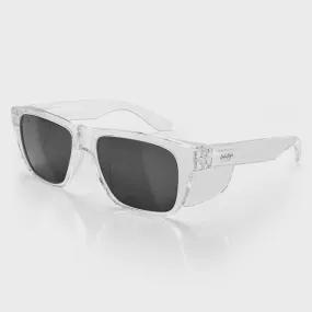 FUSIONS XL CLEAR FRAME POLARISED LENS