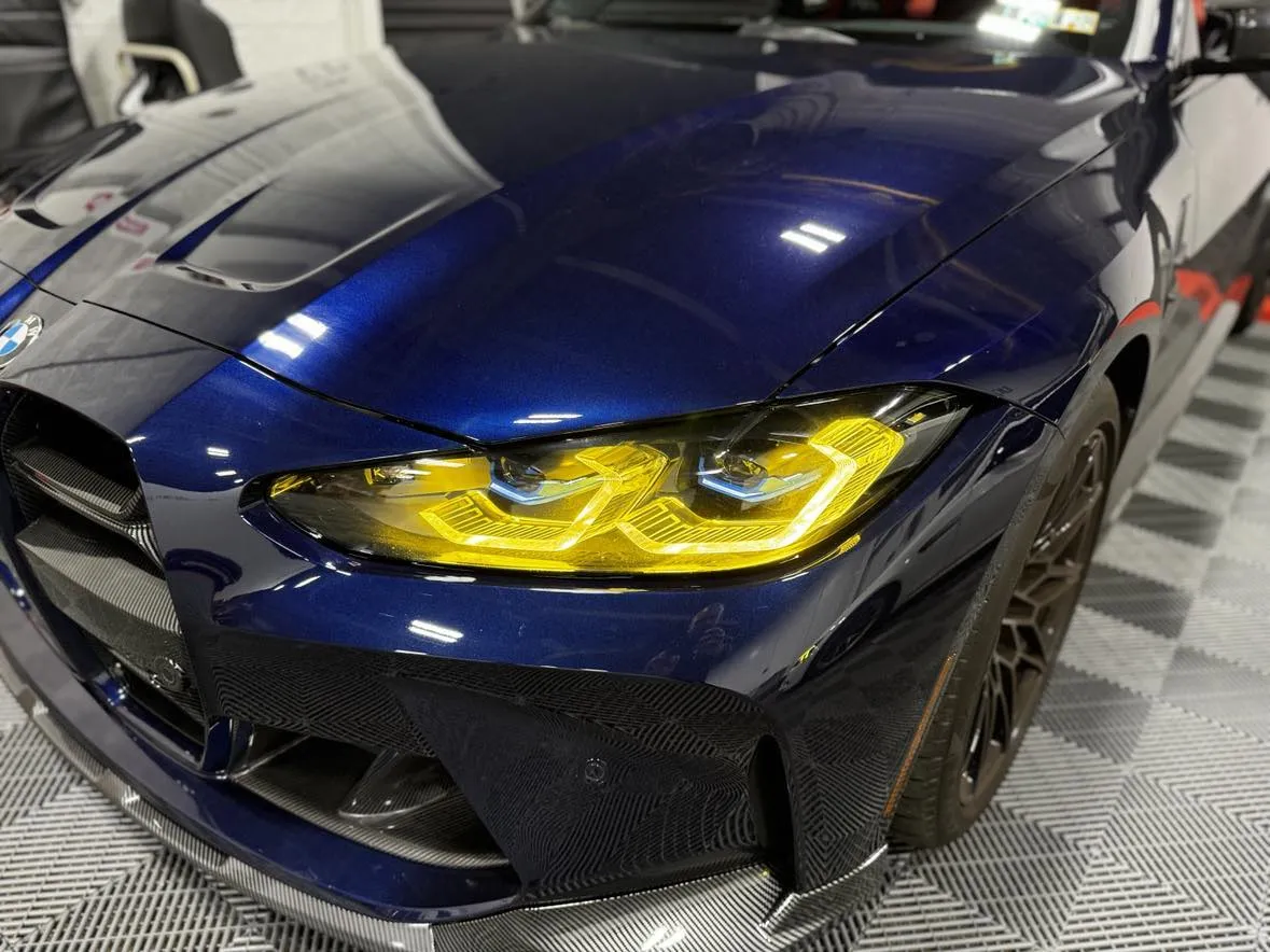 G8X G80 M3 G82 M4 G22 4 Series CSL Yellow Headlight DRL Upgrade (2021 - Present Laser & Non Laser LED)