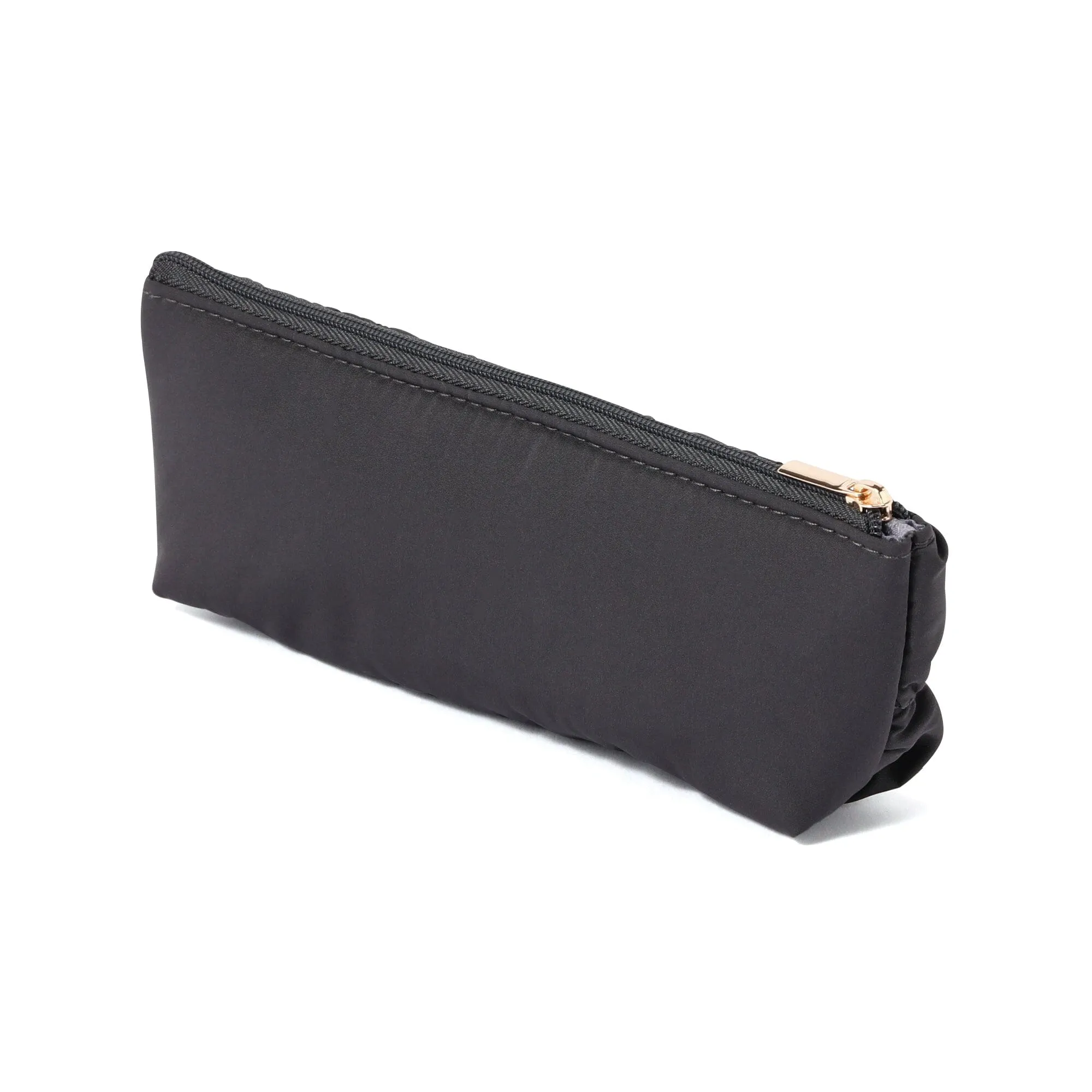 Gathered Pen & Eyeglass Case Dark Grey