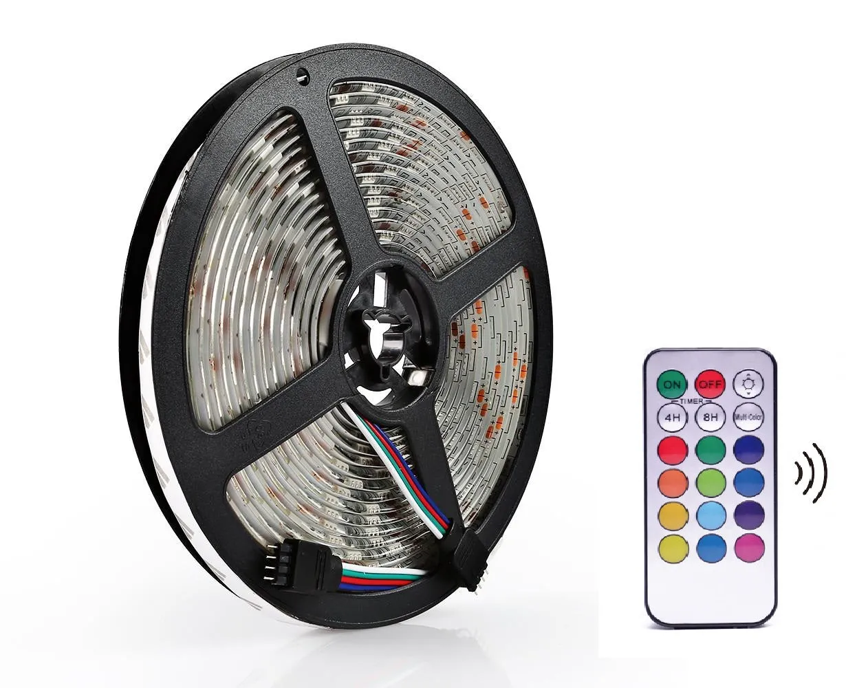 Glow Sound Activated Color Changing LED Light Strips 6 Foot, 10 Foot, 15 foot