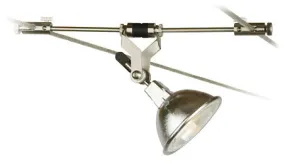 Head for Cable Light from the Vail Pivot Collection in Satin Nickel Finish by Stone Lighting