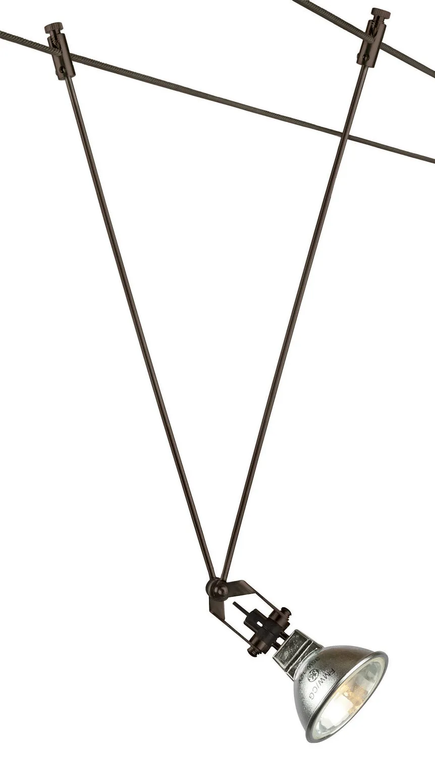 Head for Cable Light from the Whistler Collection in Bronze Finish by Stone Lighting