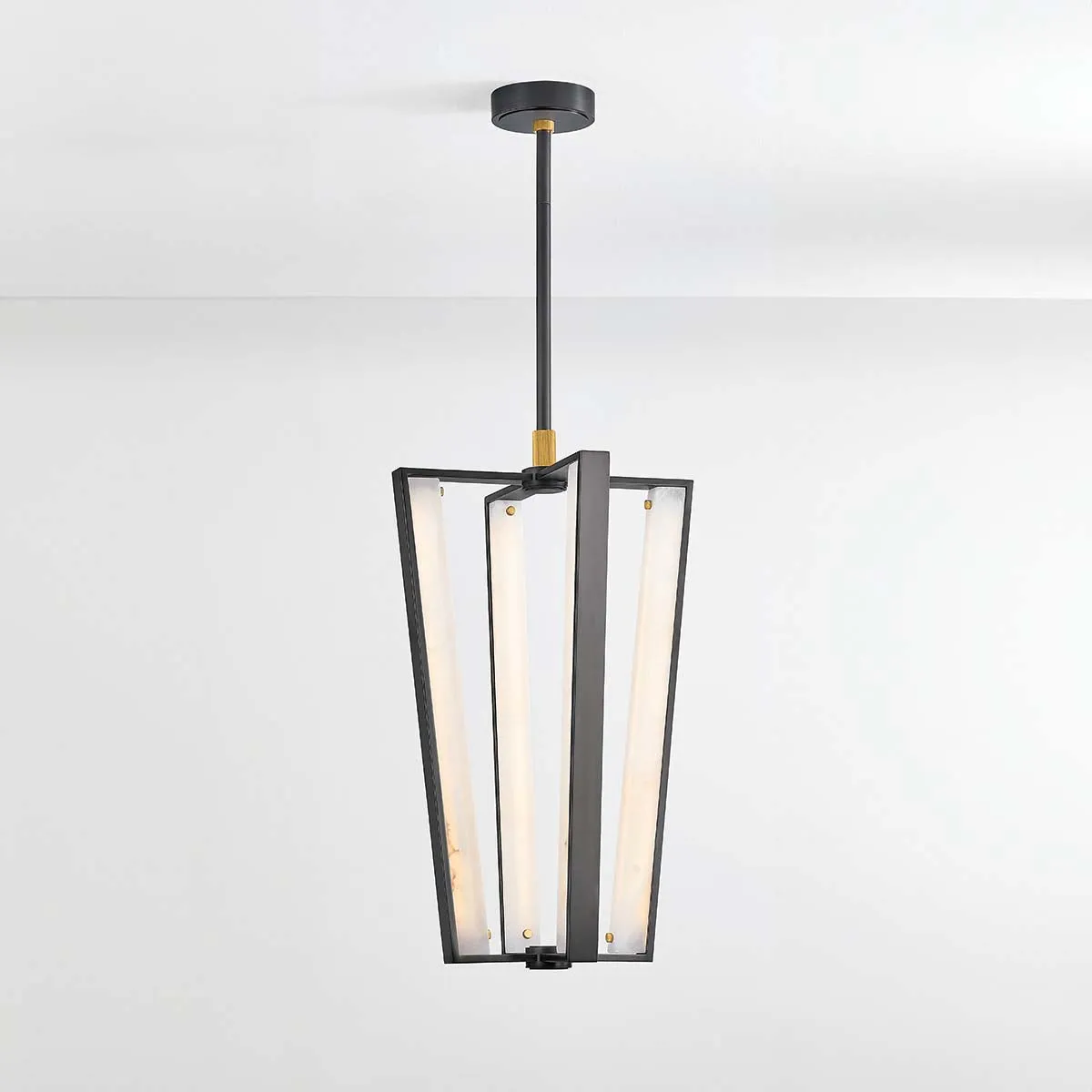 Hudson Valley Lighting Edgemere Pendant-Aged Brass/Distressed Bronze