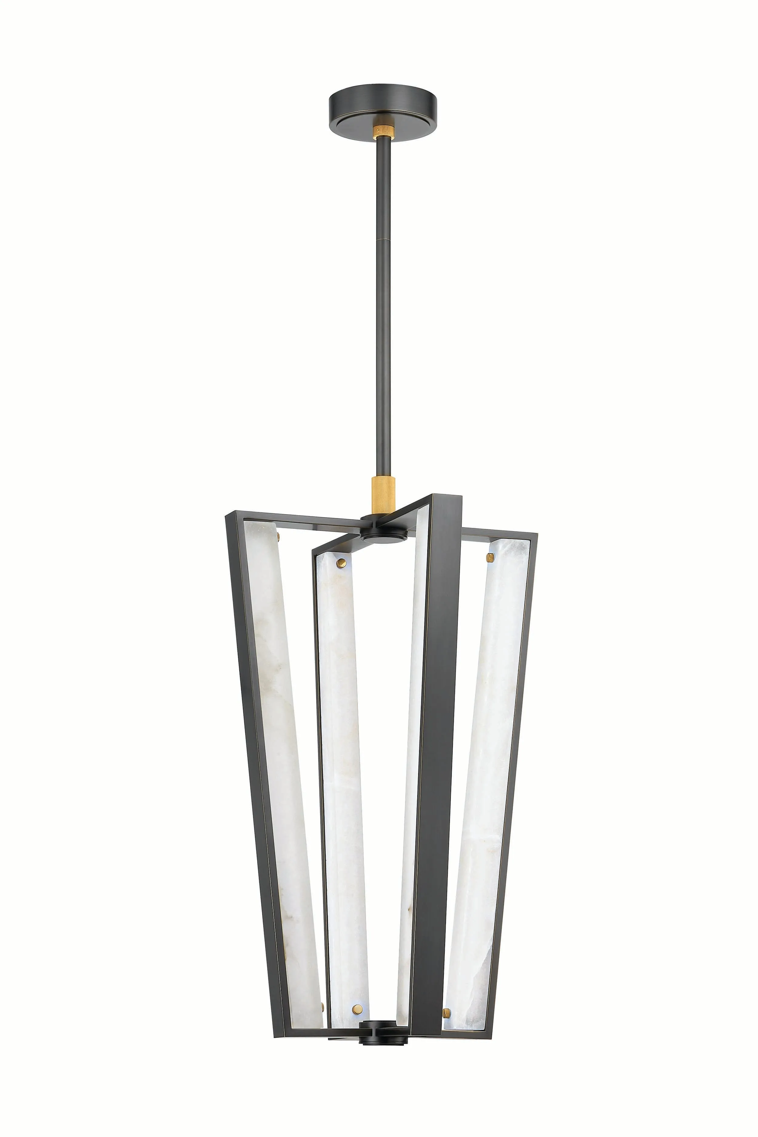 Hudson Valley Lighting Edgemere Pendant-Aged Brass/Distressed Bronze