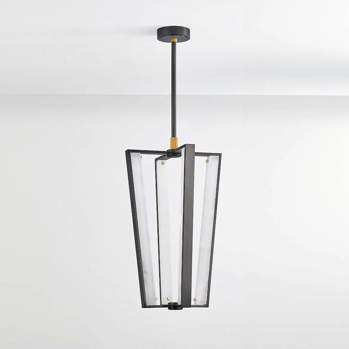 Hudson Valley Lighting Edgemere Pendant-Aged Brass/Distressed Bronze