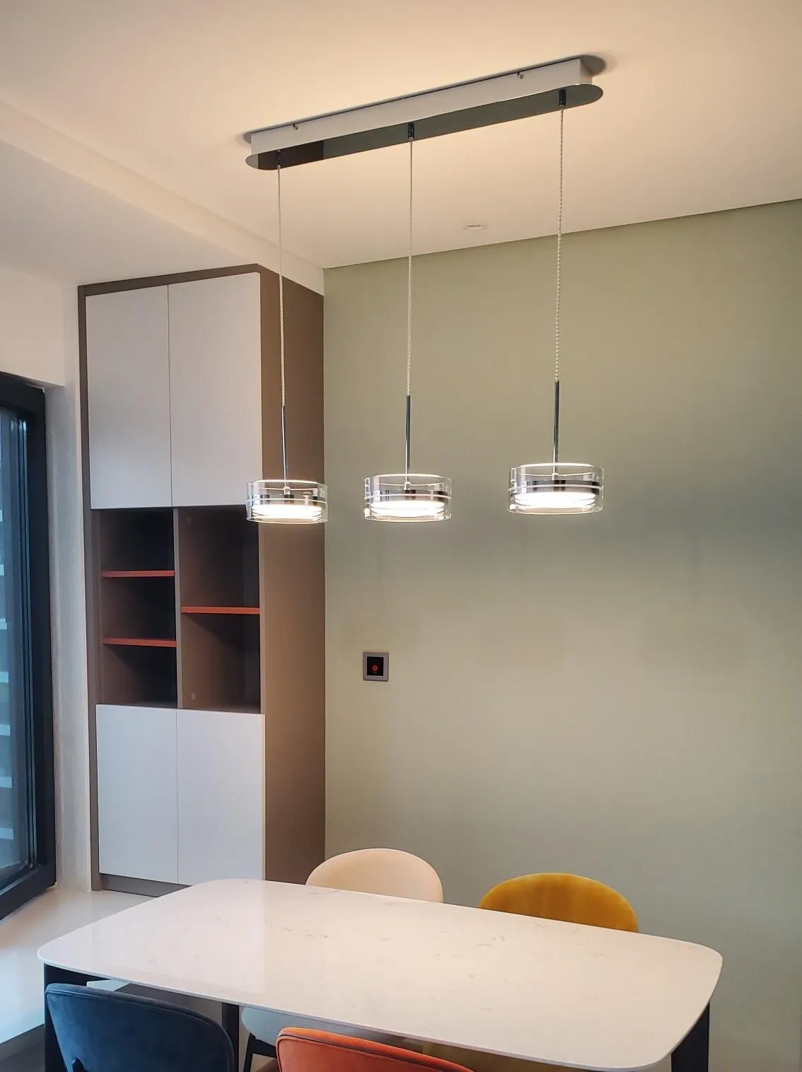 Italian Design Minimalist Glass Pendant Lights Modern Indiviudal Hanging Lamp Restaurant Model/Dining Room Bar Kitchen Office