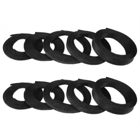Keep It Clean Ultra Wrap - 10 ft/100 ft - Solid - Braided Polyester - Black