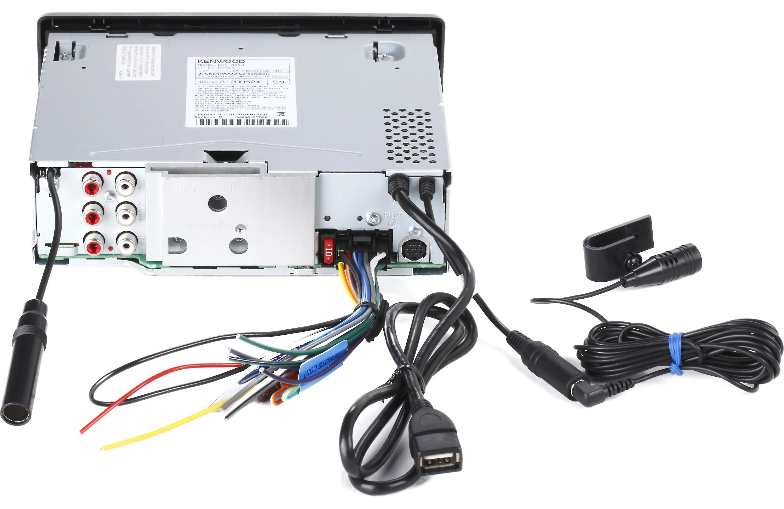 Kenwood Excelon KDC-X998 CD Receiver with Built-In Bluetooth and HD Radio