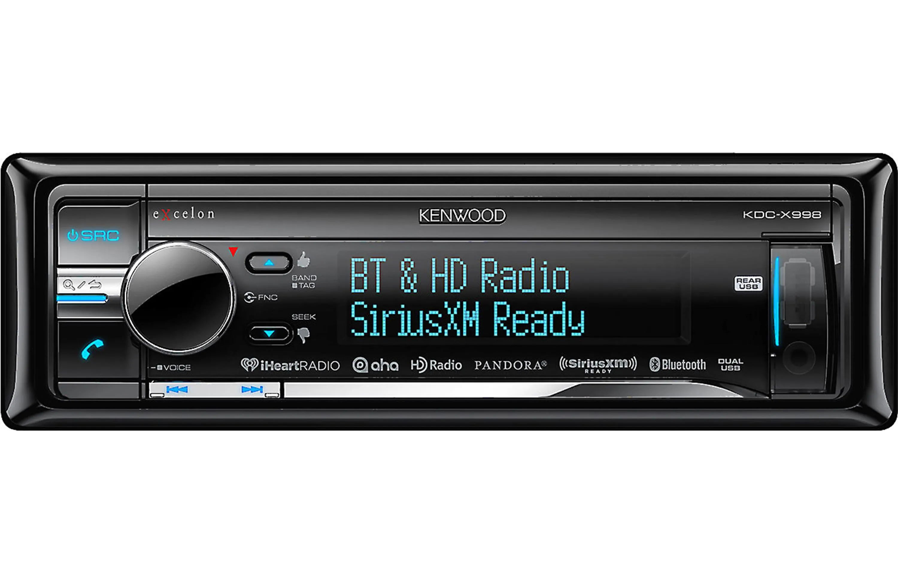 Kenwood Excelon KDC-X998 CD Receiver with Built-In Bluetooth and HD Radio