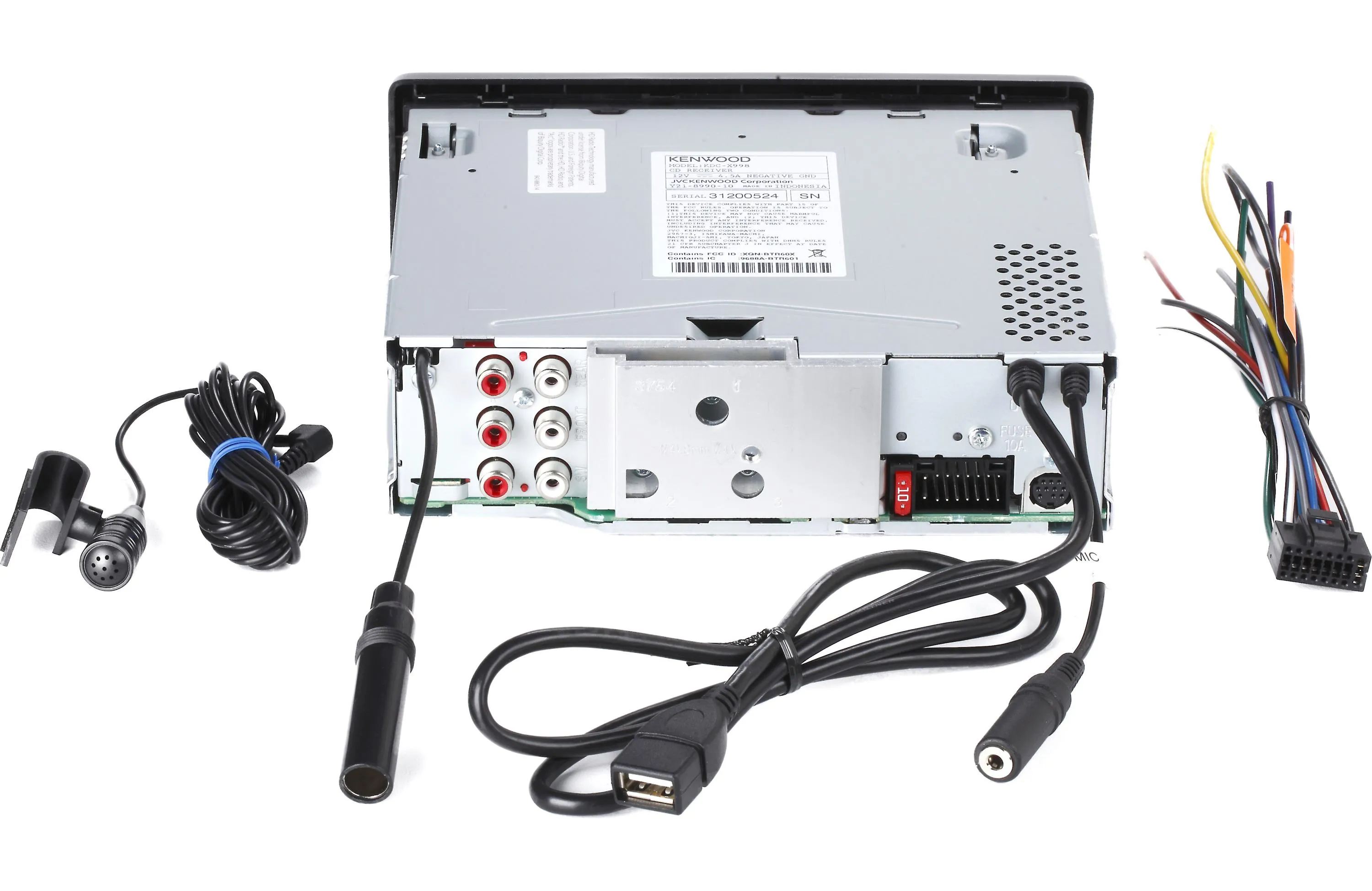 Kenwood Excelon KDC-X998 CD Receiver with Built-In Bluetooth and HD Radio