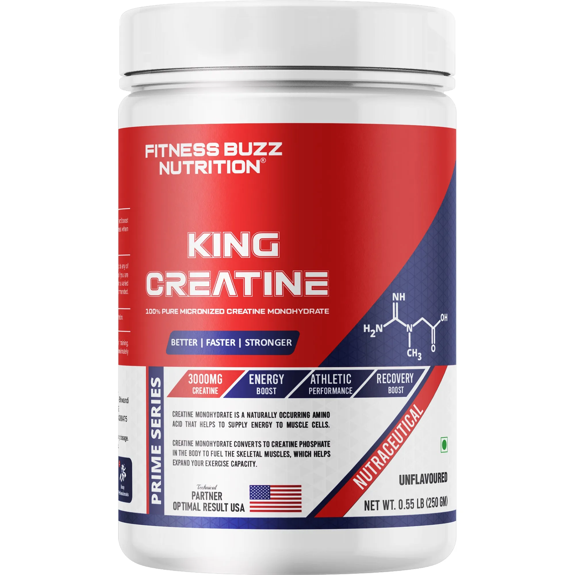 KING CREATINE MONOHYDRATE (UNFLAVOURED)