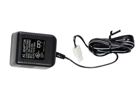 Large Plug AC Adaptor Power Supply 9V 500mAh DC Wall Charger