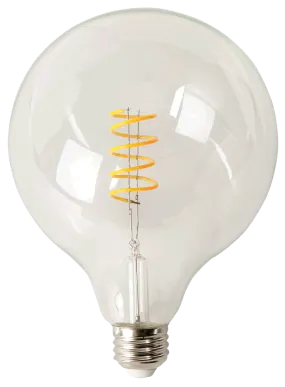 LED Antique Spiral Filament G40 Lamp - 6.8", 5W, 18K