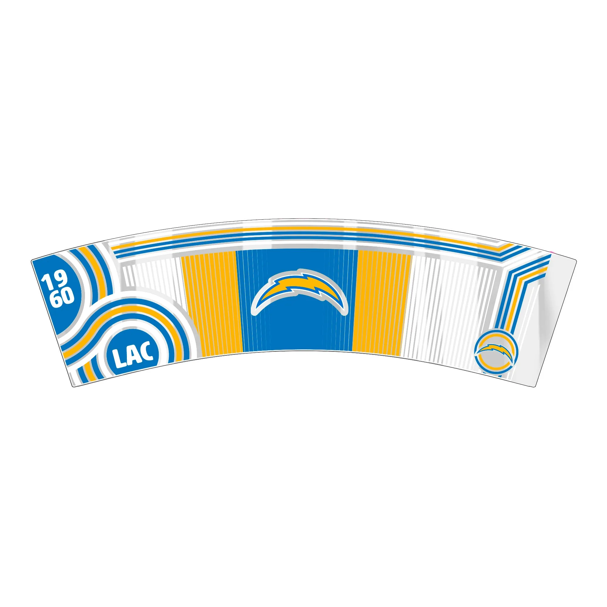 Los Angeles Chargers 2 oz. Round Shot Glass