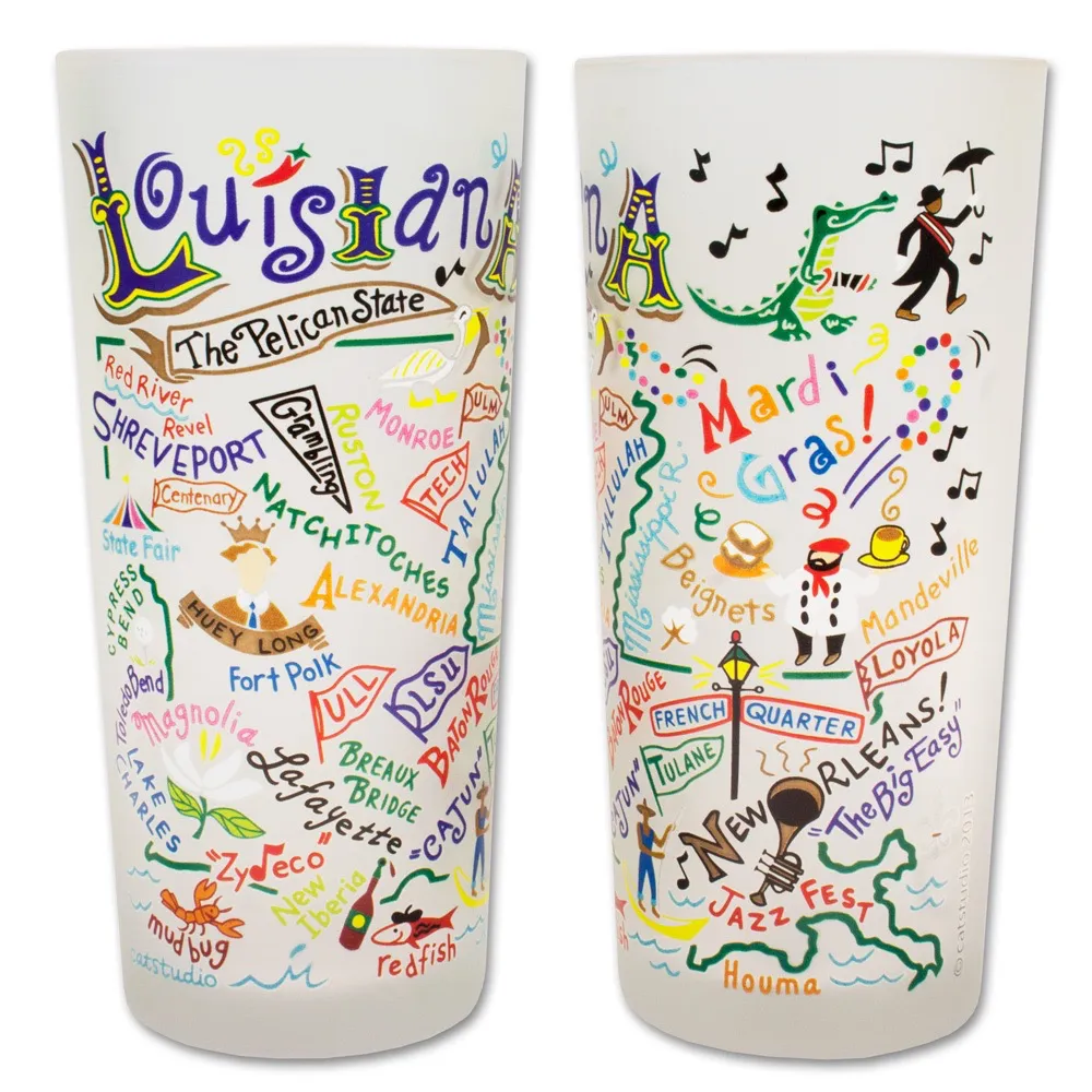 LOUISIANA GLASS BY CATSTUDIO