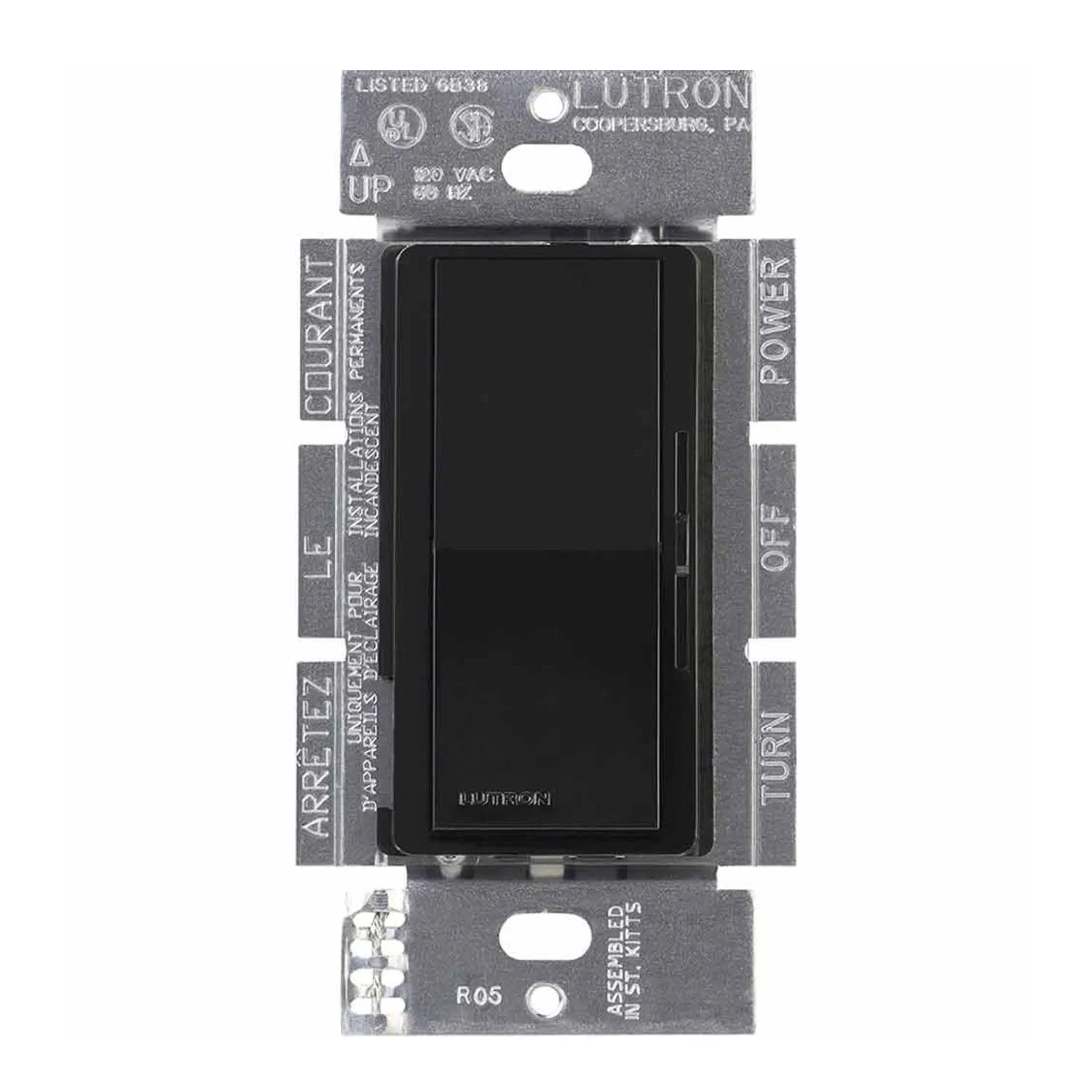 Lutron DVF-103P Diva 120V 8A Fluorescent Dimmer Switch