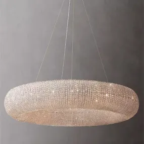 Luxury Loft LED E14 Pendant Lights for American Living Room - Crystal Accents