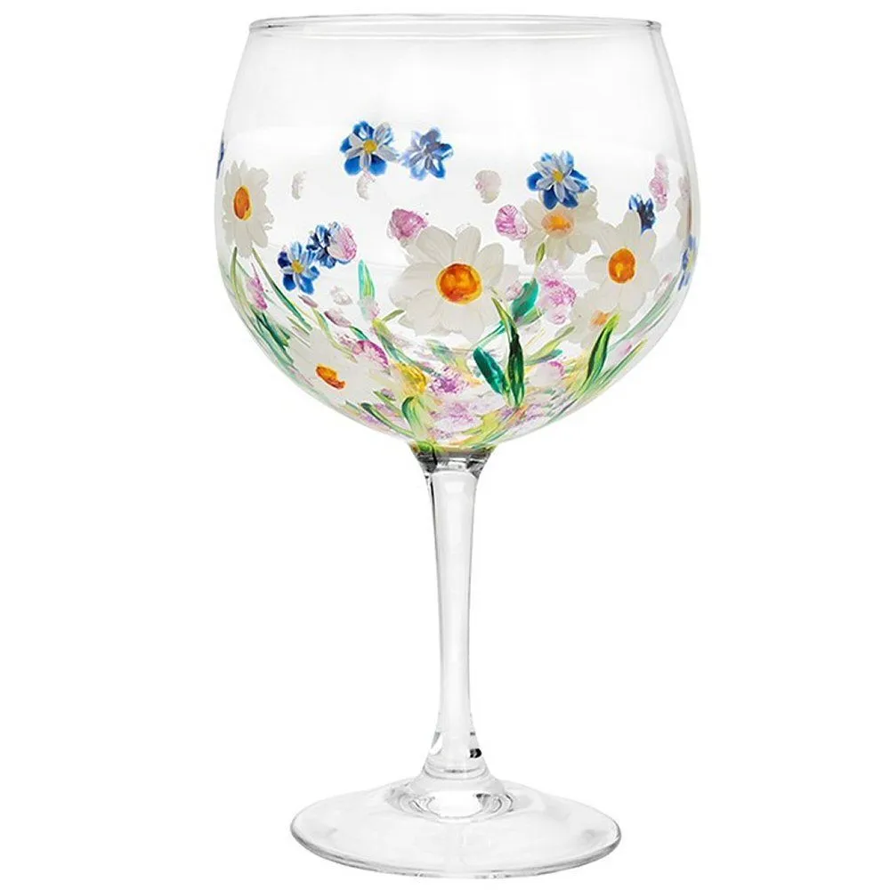 Lynsey Johnstone Dainty Daisy Gin Glass