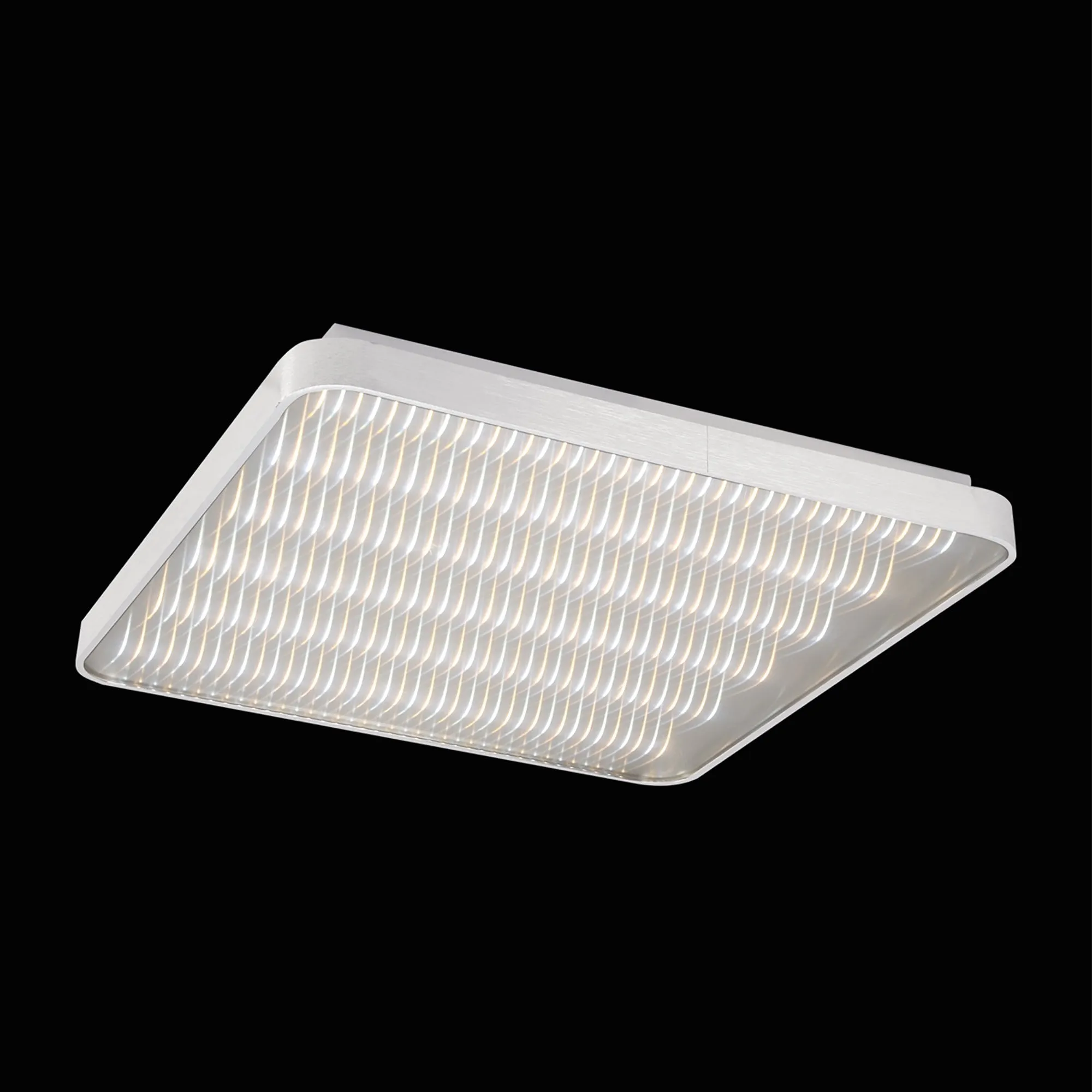 Mantra M5340 Reflex Flush 58cm Square 50W LED   6000K Aluminium / Acrylic