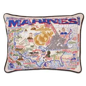 Marines Embroidered Pillow