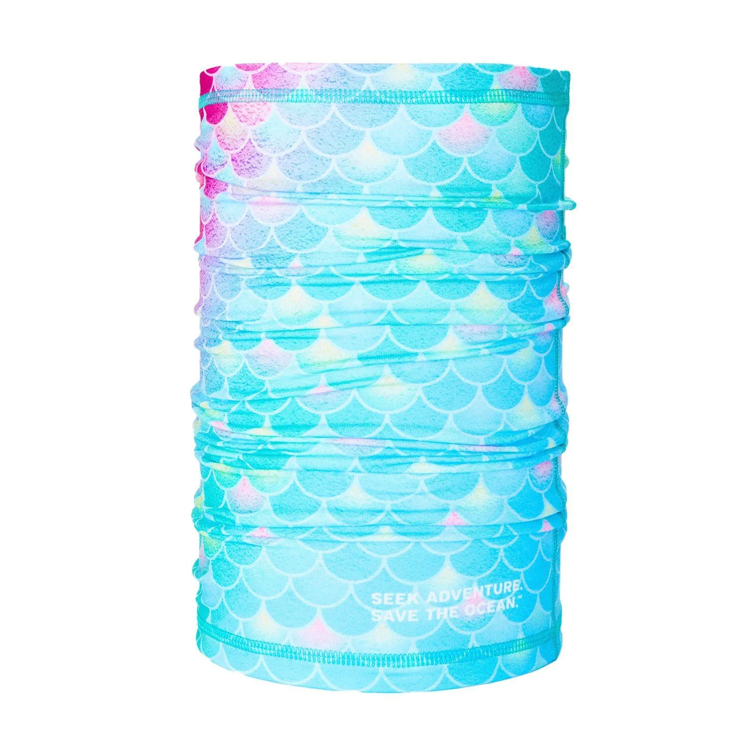 Mermaid Scales Recycled Plastic Face & Sun Mask   2 Filters
