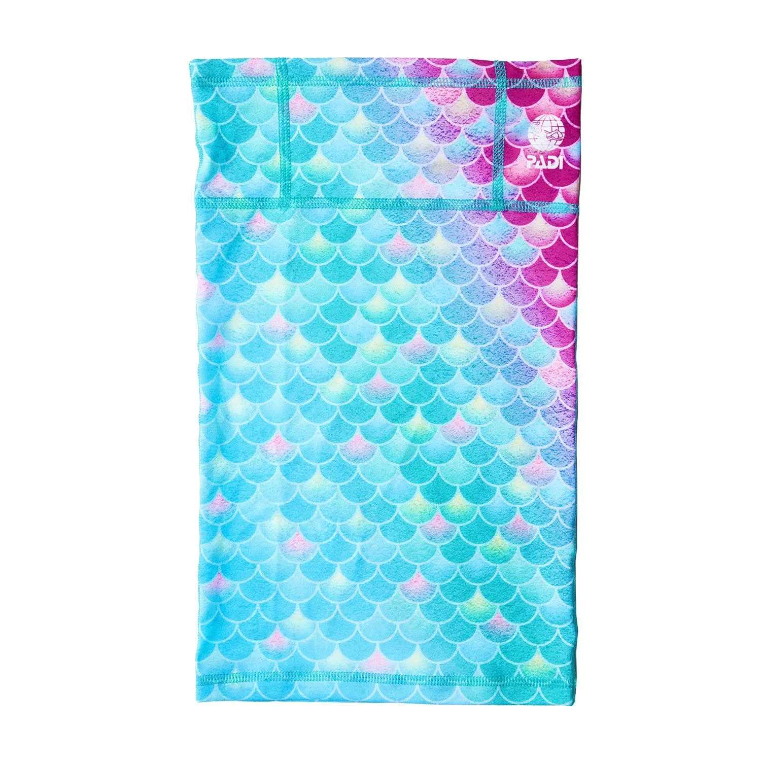 Mermaid Scales Recycled Plastic Face & Sun Mask   2 Filters