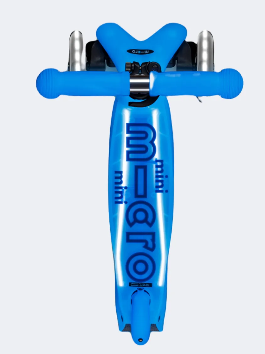 Micro Mini Deluxe Glow Led Plus Kids Skating Scooter Arctic Blue