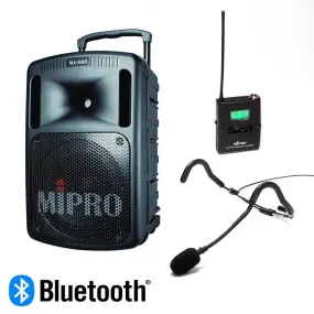MiPro MA808 Portable Sound System with Wireless Microphone