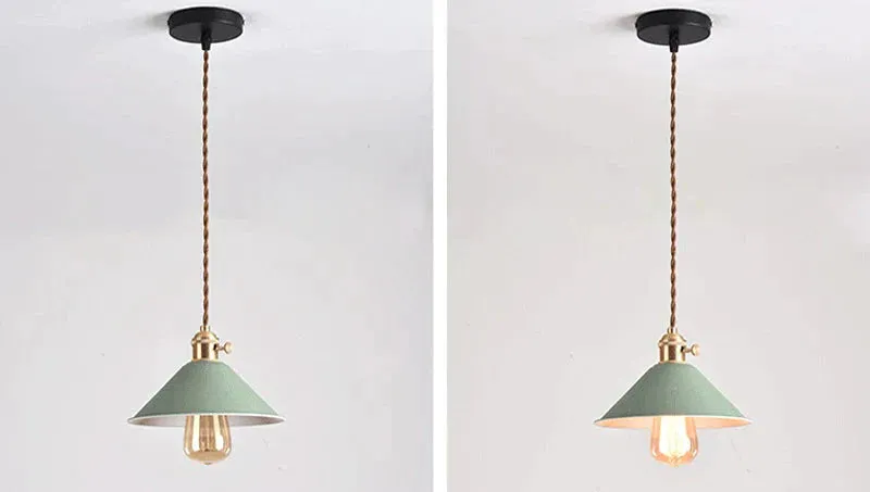 Modern Switch Pendant Lights Dining Room Lights Pendant Lamp Lamparas Colorful Aluminum Lamp Shade Luminaire For Home Lighting