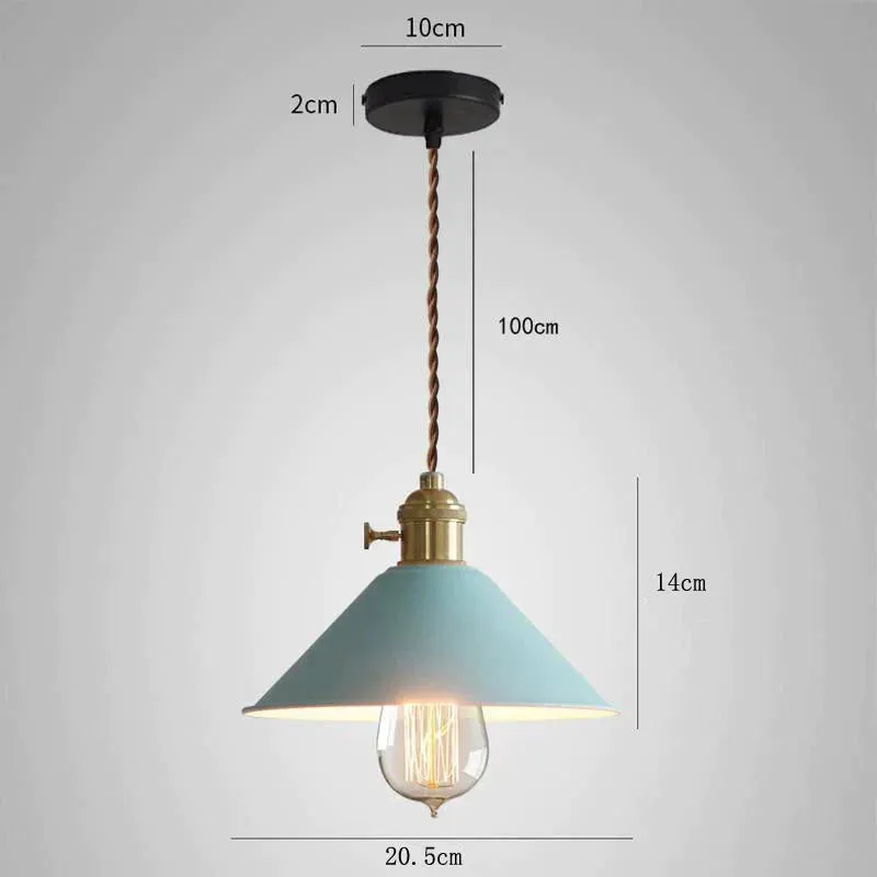 Modern Switch Pendant Lights Dining Room Lights Pendant Lamp Lamparas Colorful Aluminum Lamp Shade Luminaire For Home Lighting