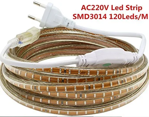 Mufasa 3014 Led Waterproof Strip Rope Pipe Light SMD Roll (120 Led/Mtr) (Multicolor, 5 Meter)