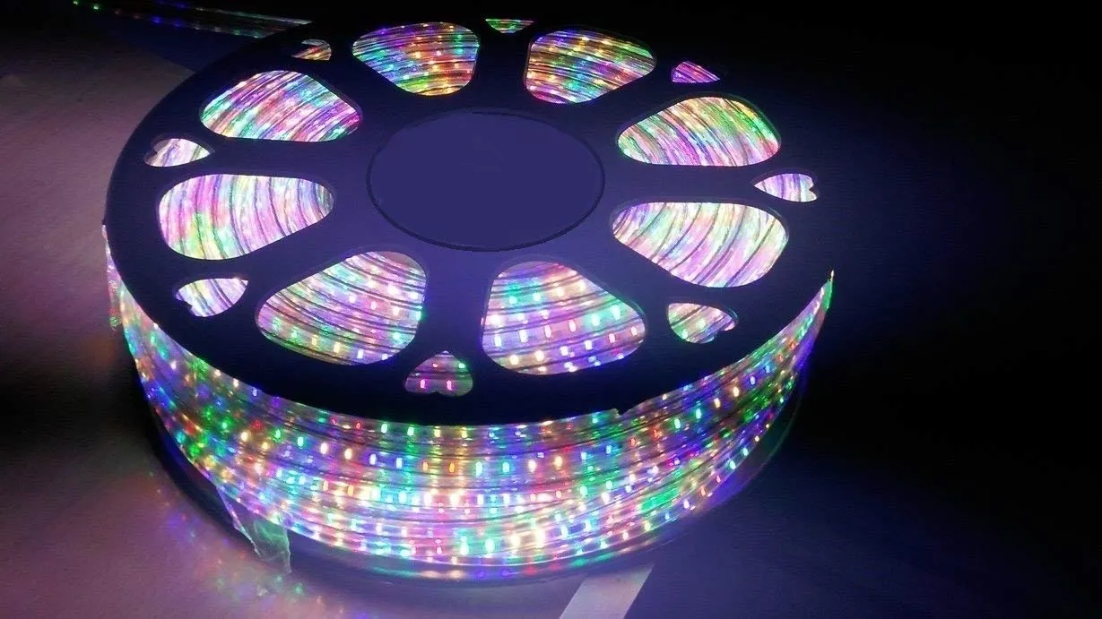 Mufasa 3014 Led Waterproof Strip Rope Pipe Light SMD Roll (120 Led/Mtr) (Multicolor, 5 Meter)