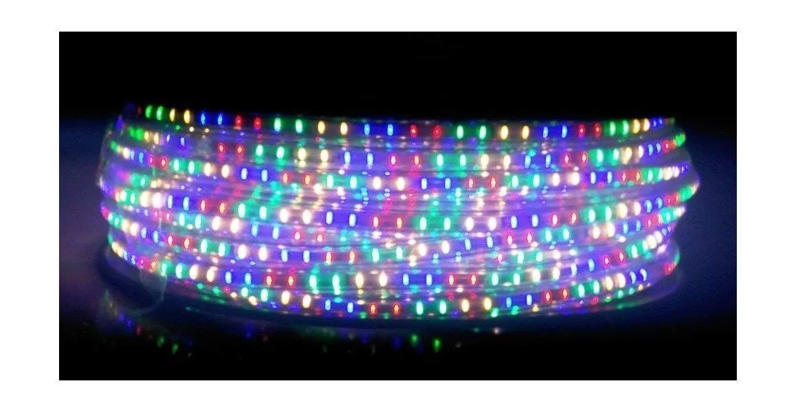 Mufasa 3014 Led Waterproof Strip Rope Pipe Light SMD Roll (120 Led/Mtr) (Multicolor, 5 Meter)