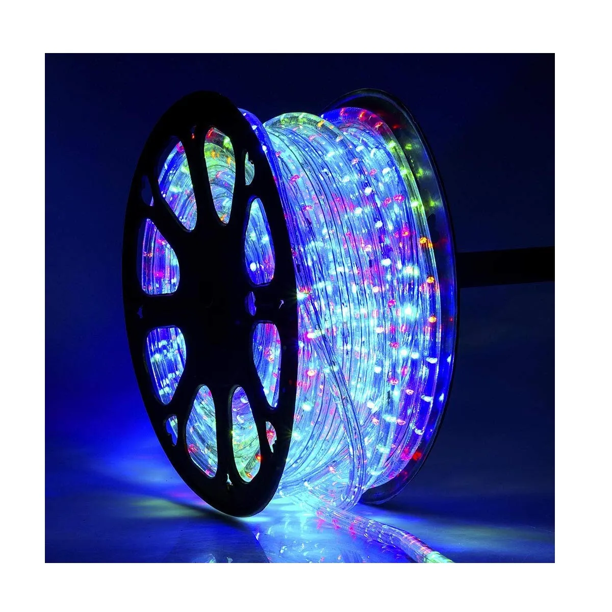 Mufasa 3014 Led Waterproof Strip Rope Pipe Light SMD Roll (120 Led/Mtr) (Multicolor, 5 Meter)