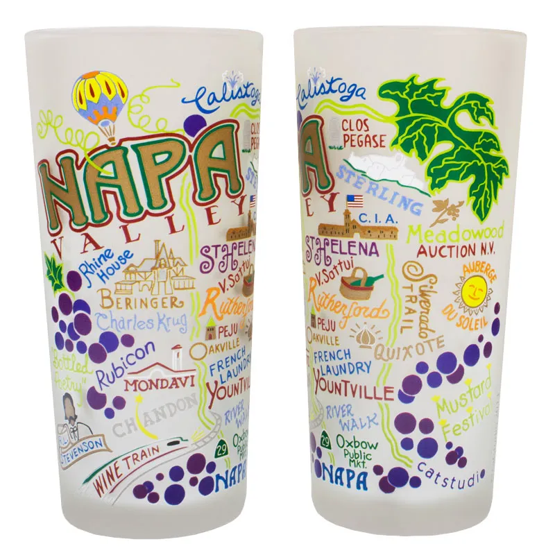 NAPA VALLEY GLASS BY CATSTUDIO