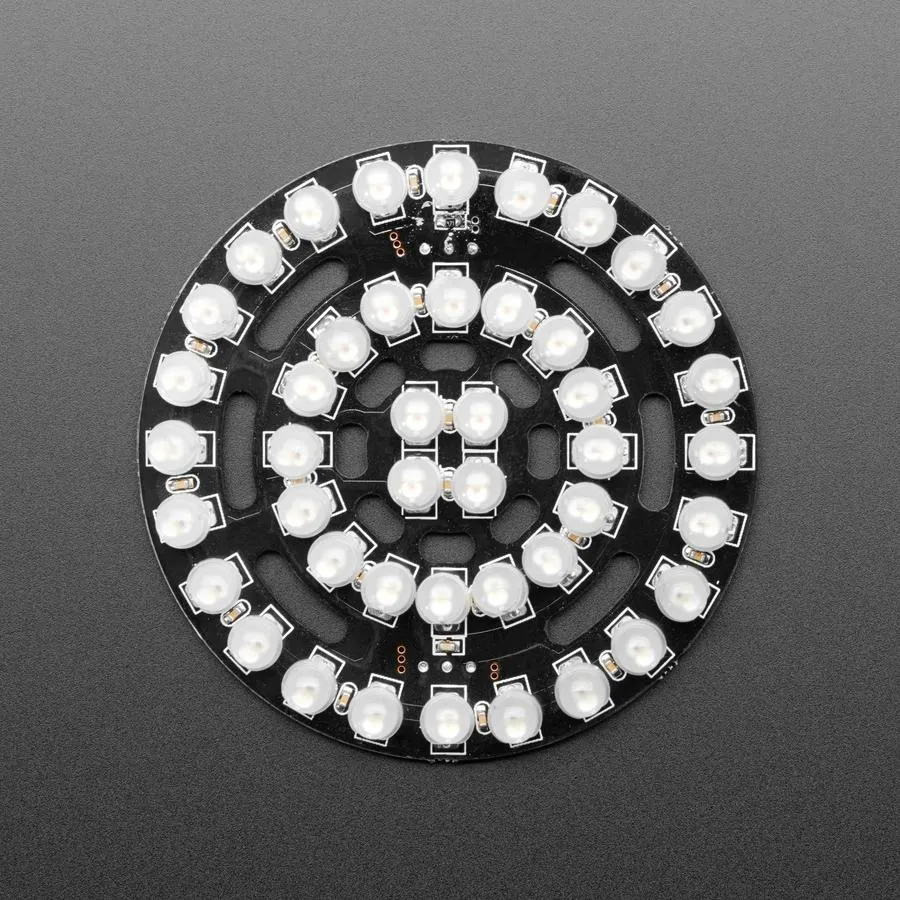 NeoPixel Triple-Ring Board with 44 Thru-Hole LEDs - 66mm Diameter