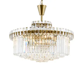New Modern Luxury Large Chandelier Crystal Lamp LED Luminare AC110V 260V Gold Dining Room Living Room Home Lighting Fixture