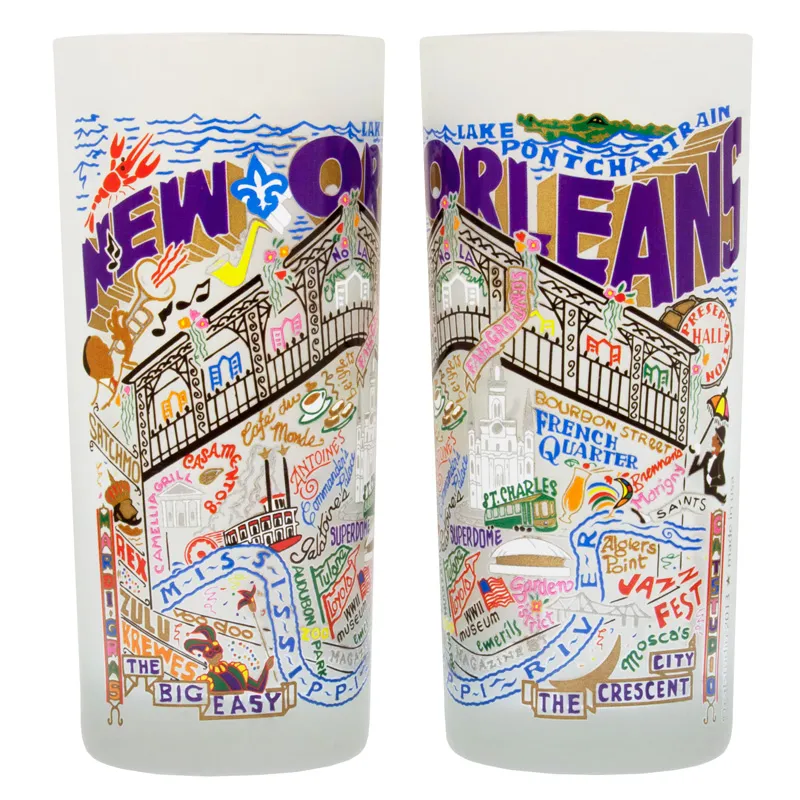 NEW ORLEANS GLASS BY CATSTUDIO
