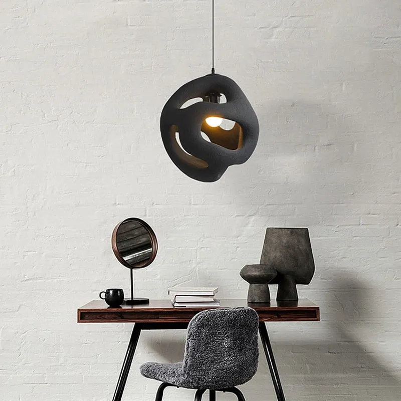 Nordic Modern Design Wabi Sabi LED Pendant Lights Chandelier Restaurant Bar Home Decor Bedroom Dining Room Hanging Lamp Fixture