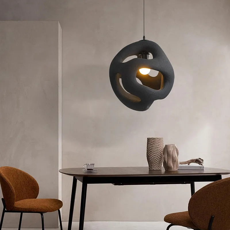 Nordic Modern Design Wabi Sabi LED Pendant Lights Chandelier Restaurant Bar Home Decor Bedroom Dining Room Hanging Lamp Fixture