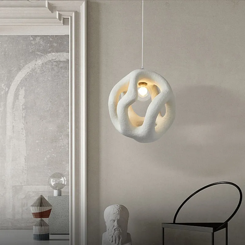 Nordic Modern Design Wabi Sabi LED Pendant Lights Chandelier Restaurant Bar Home Decor Bedroom Dining Room Hanging Lamp Fixture