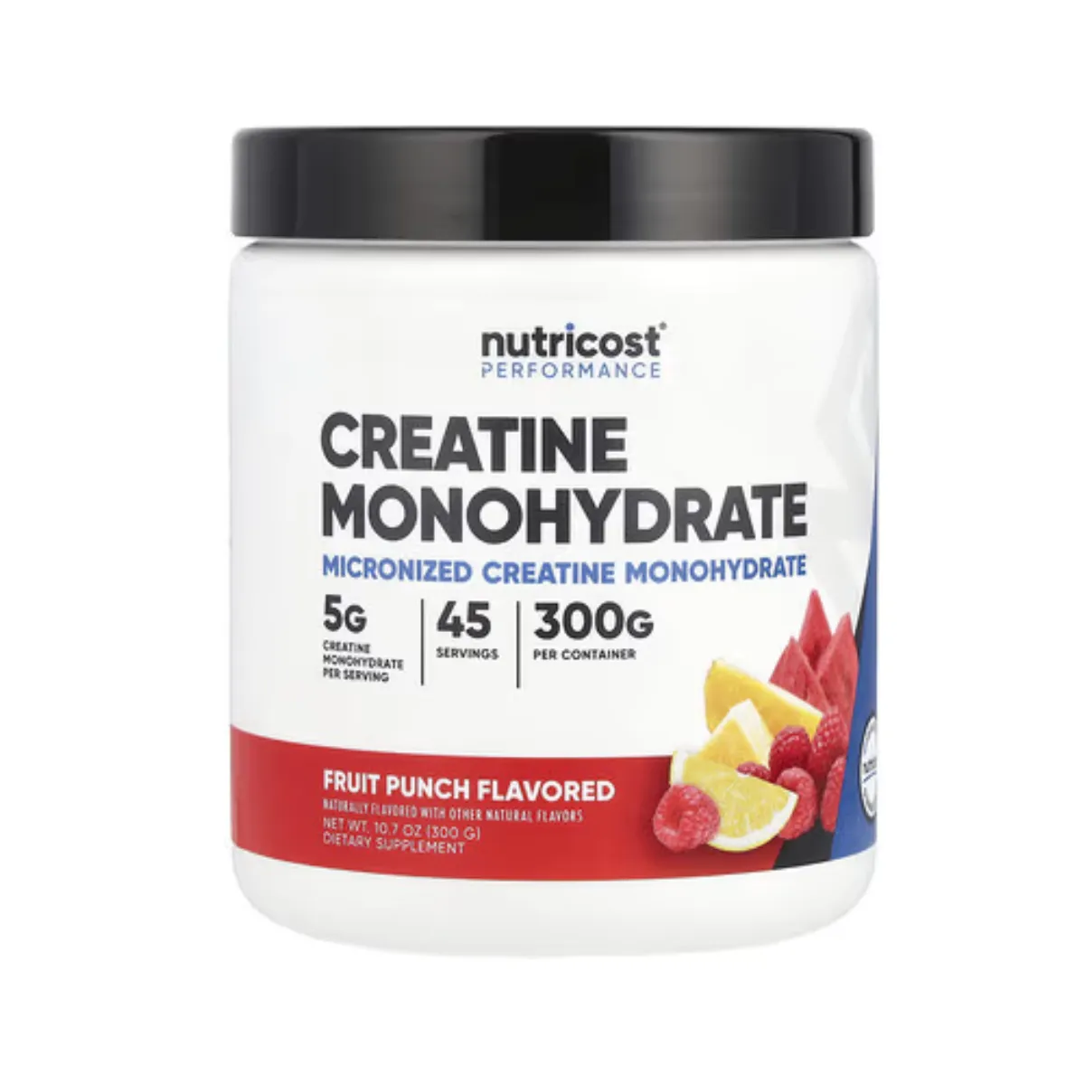 Nutricost, Performance, Creatine Monohydrate, Strength and Muscle Growth, Various Flavors, 300g-1kg