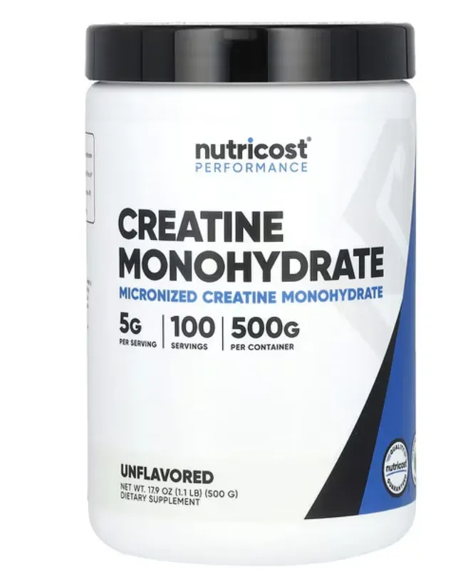 Nutricost, Performance, Creatine Monohydrate, Strength and Muscle Growth, Various Flavors, 300g-1kg