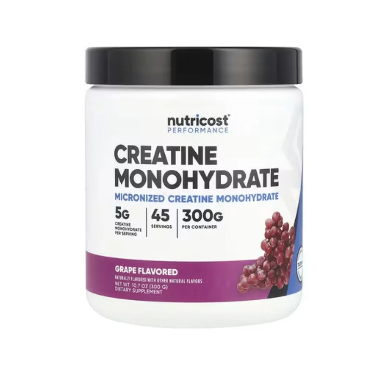 Nutricost, Performance, Creatine Monohydrate, Strength and Muscle Growth, Various Flavors, 300g-1kg