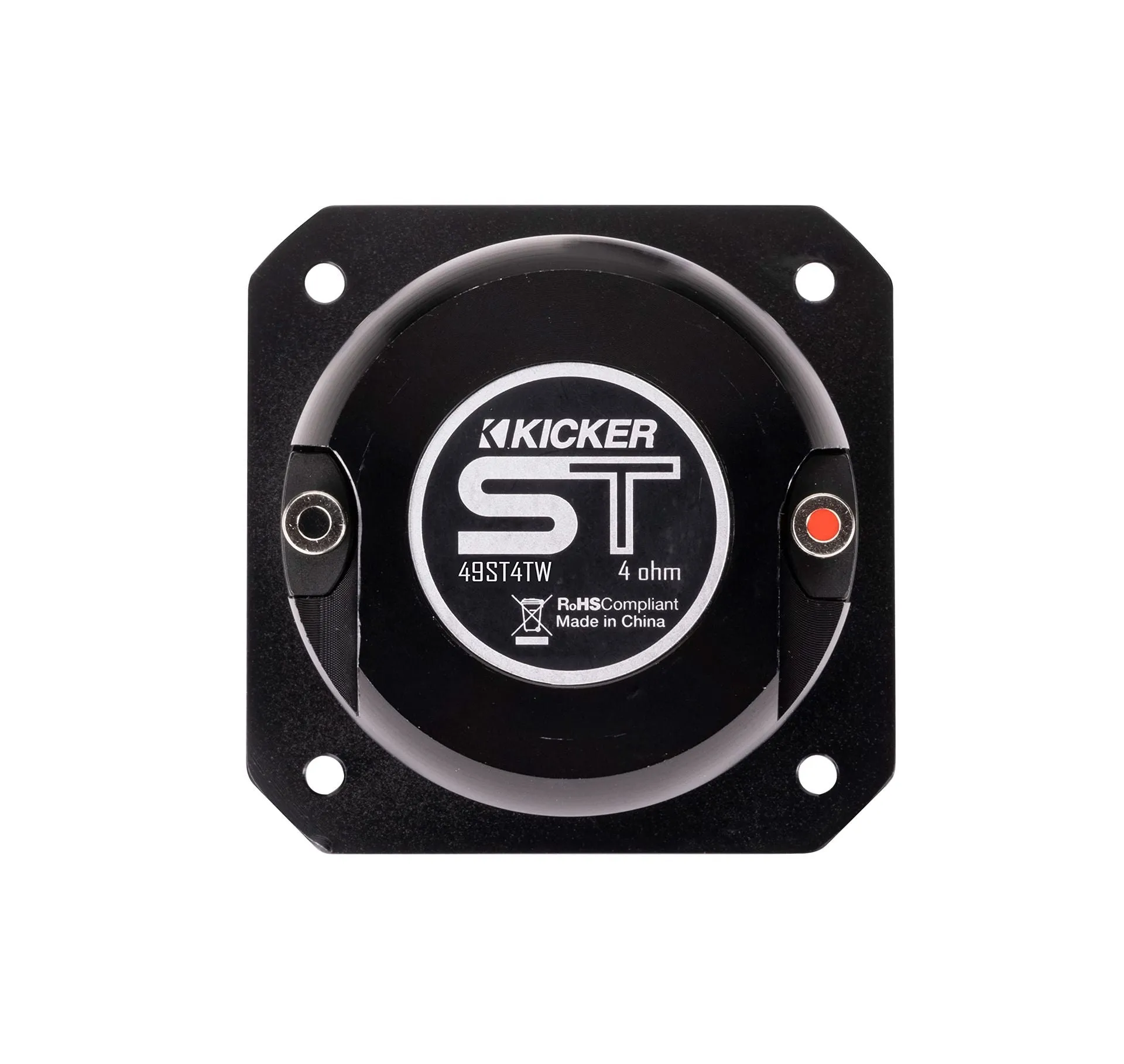 Open Box - Kicker ST4TW 1.5"(39mm) Pro Audio Dual Mount Bullet Tweeter, Single, 4ohm