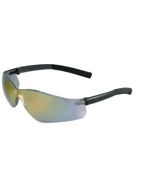 Pavon® Rainbow Mirror Lens, Frosted Black Frame Safety Glasses - BH5410