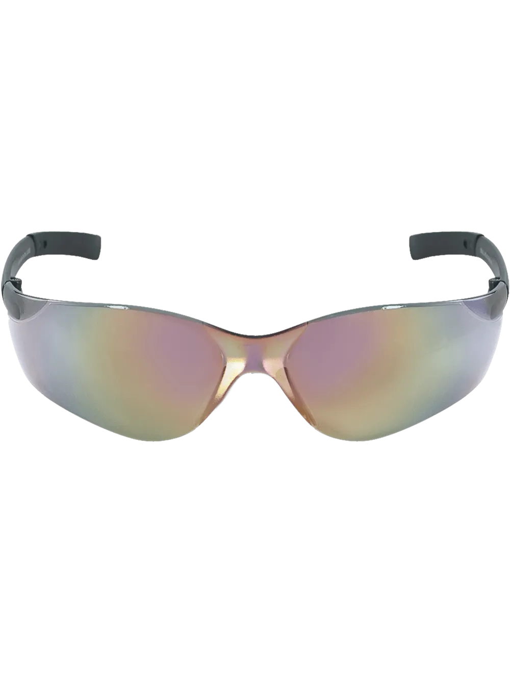 Pavon® Rainbow Mirror Lens, Frosted Black Frame Safety Glasses - BH5410